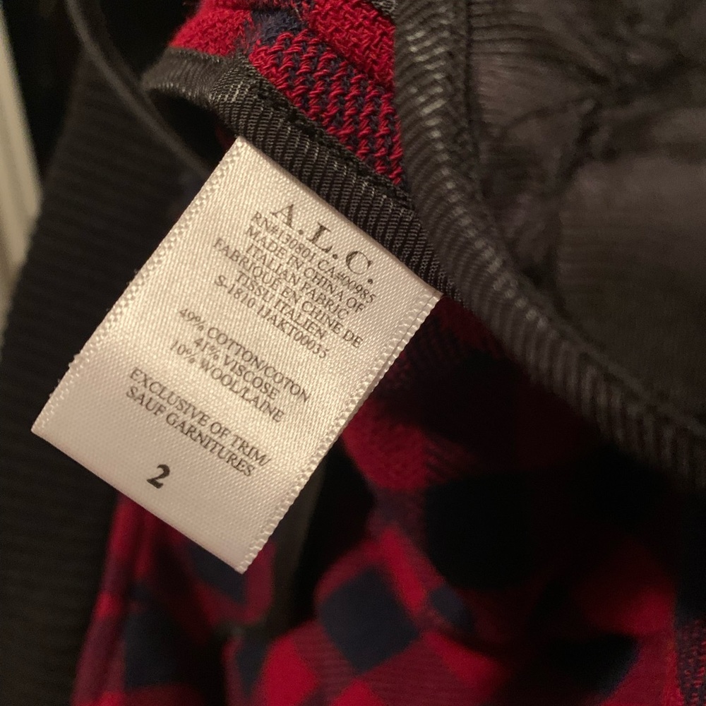 Andrew Gingham Wool Bomber Jacket In Multi Pattern - Picture 11 of 12